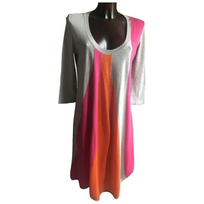 Pre-owned C.p. Company Maxi Dress In Multicolour