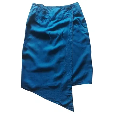 Pre-owned Krizia Mid-length Skirt In Blue