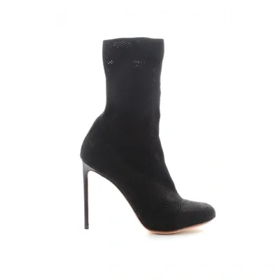 Pre-owned Francesco Russo Cloth Boots In Black