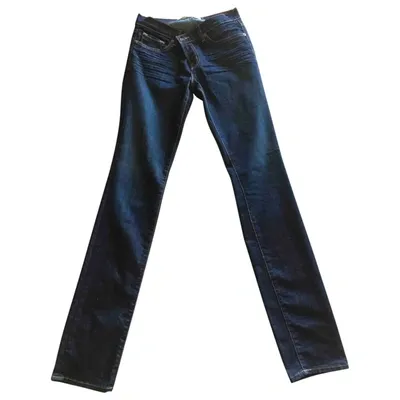 Pre-owned J Brand Slim Jeans In Blue