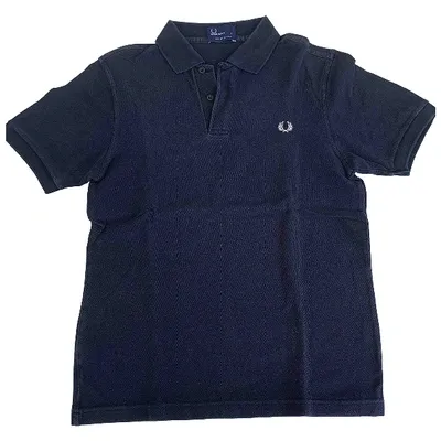 Pre-owned Fred Perry Polo Shirt In Blue