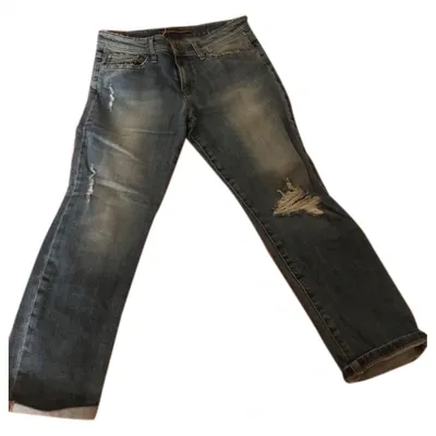 Pre-owned Joe's Straight Jeans In Blue