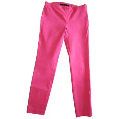 Pre-owned J Brand Slim Jeans In Pink