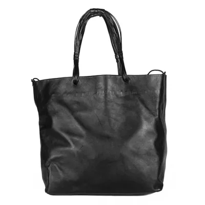 Pre-owned Max Mara Leather Handbag In Black