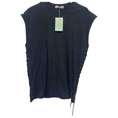 Pre-owned Pierre Balmain Black Cotton Top