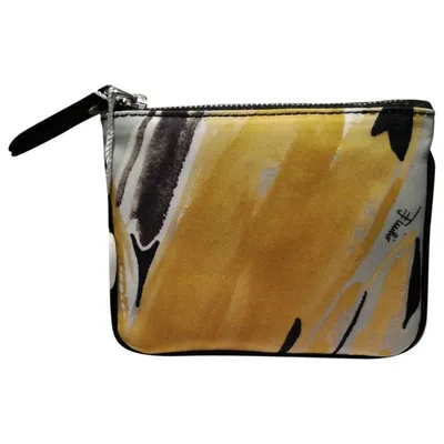 Pre-owned Emilio Pucci Cloth Purse In Yellow