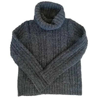 Pre-owned Pringle Of Scotland Wool Jumper In Grey