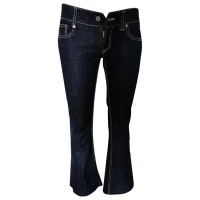 Pre-owned Dondup Blue Cotton Jeans