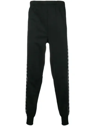 Kappa Authentic La Bergar Slim Fit Track Pants In Black