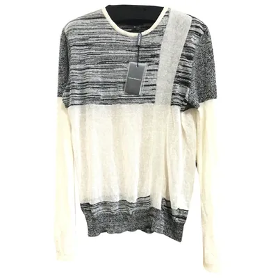 Pre-owned Emporio Armani Linen Sweatshirt In Multicolour