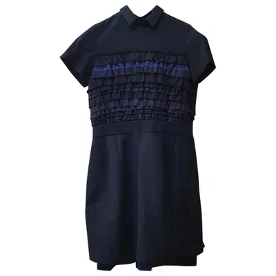 Pre-owned Sacai Mini Dress In Multicolour