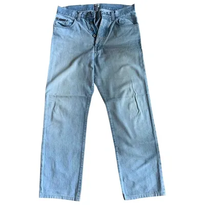 Pre-owned Dolce & Gabbana Straight Jeans In Blue