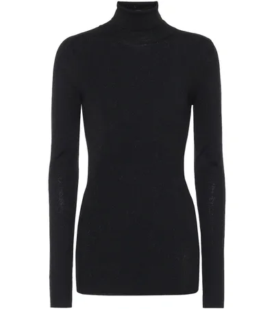 Wardrobe.nyc Release 05 Roll-neck Ribbed Merino-wool Sweater In Black