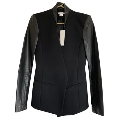 Pre-owned Helmut Lang Wool Blazer In Black