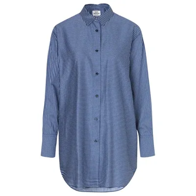 Pre-owned Mads Nørgaard Shirt In Blue