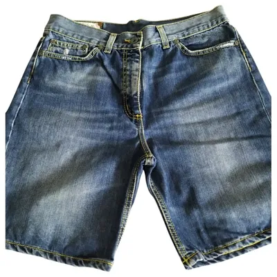 Pre-owned Dondup Blue Denim - Jeans Shorts