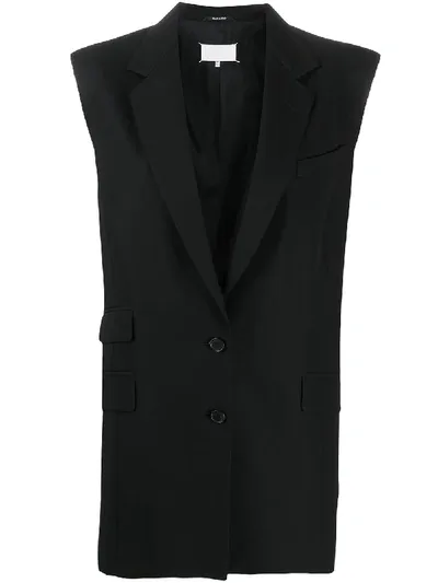 Maison Margiela Black Cotton Blazer Jacket