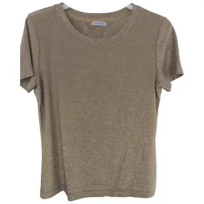 Pre-owned Marella Gold Viscose Top