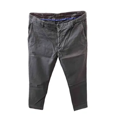 Pre-owned Etro Trousers In Grey