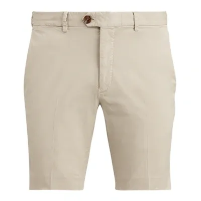 Ralph Lauren Slim Fit Stretch Chino Short In Classic Stone