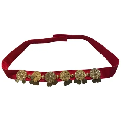 Pre-owned Sonia Rykiel Belt In Red