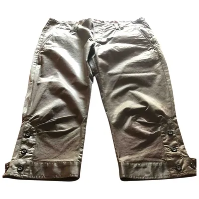 Pre-owned Hugo Boss Trousers In Beige