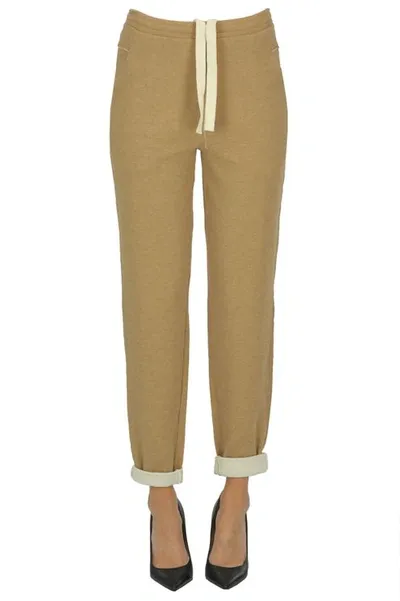 Humanoid Fleece Trousers In Brown