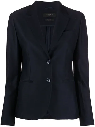 Circolo 1901 Button-front Blazer In Blue