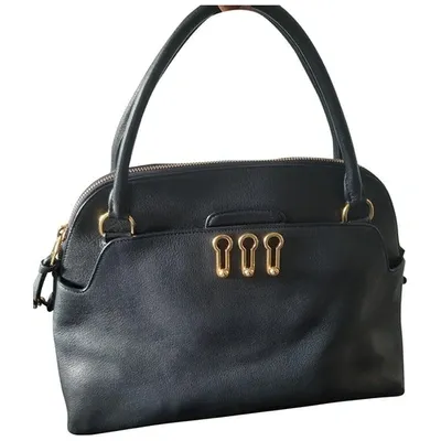 Pre-owned Sonia Rykiel Leather Handbag In Black