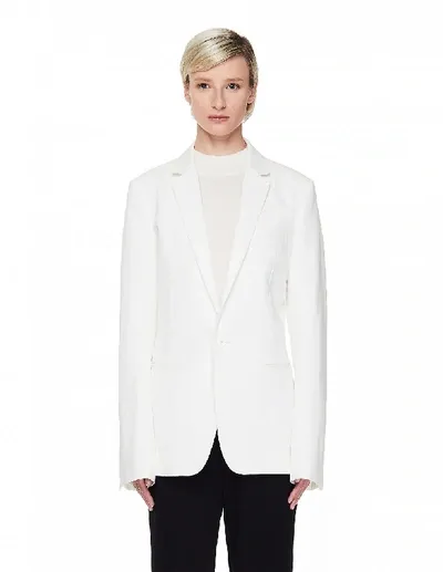 Haider Ackermann White Viscose Blazer