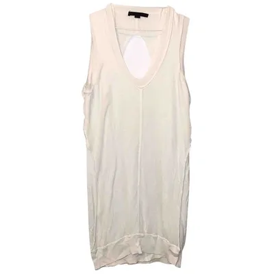 Pre-owned Alexander Wang Mid-length Dress In White