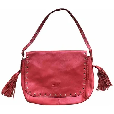 Pre-owned Sonia Rykiel Leather Handbag In Red