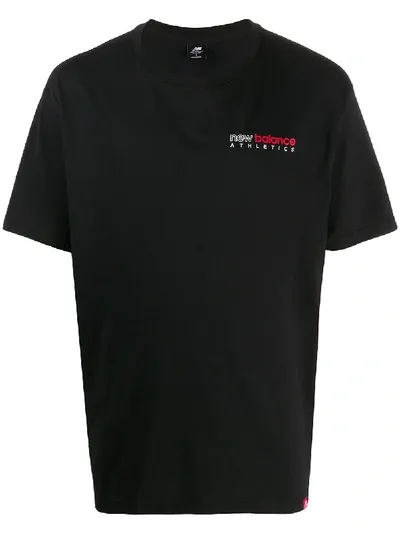 New Balance T-shirt In Black Cotton