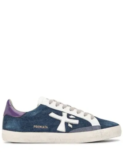 Premiata Stevend 4720 Low-top Sneakers In Blue