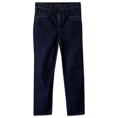 Pre-owned Diesel Black Gold Trousers In Blue