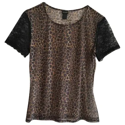 Pre-owned Escada Brown Synthetic Top