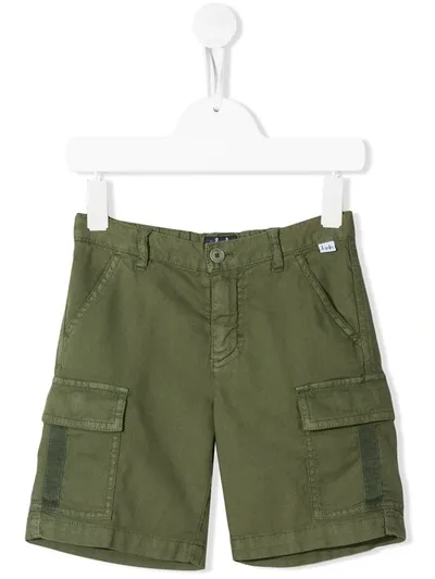 Il Gufo Kids' Cotton-blend Bermuda Shorts In Green