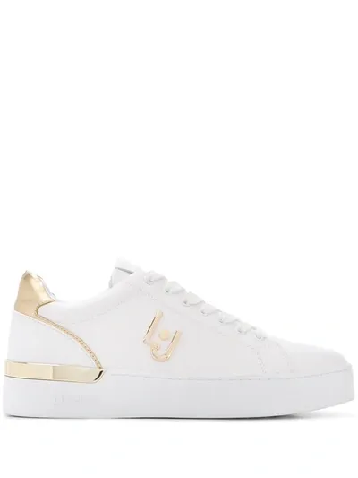 Liu •jo Side Logo Sneakers In White