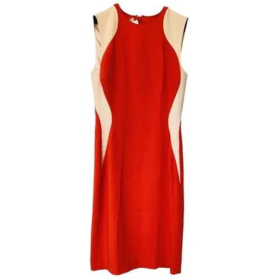 Pre-owned Stella Mccartney Mini Dress In Orange