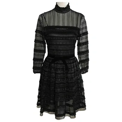 Pre-owned Philosophy Di Lorenzo Serafini Lace Dress In Black