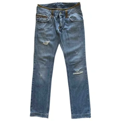 Pre-owned Dolce & Gabbana Straight Jeans In Blue