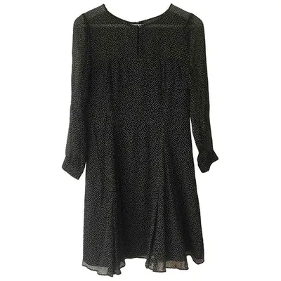 Pre-owned Jcrew Silk Dress In Black