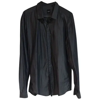 Pre-owned Hugo Boss Shirt In Anthracite