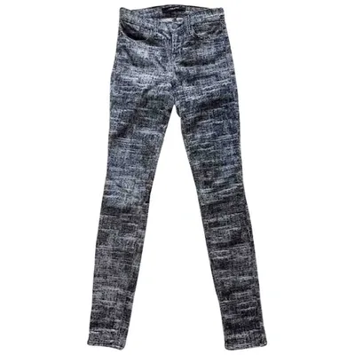 Pre-owned J Brand Slim Jeans In Grey