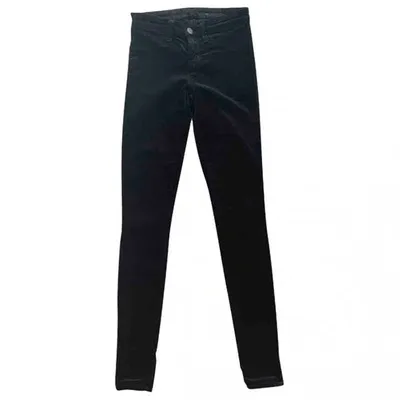 Pre-owned J Brand Slim Jeans In Black