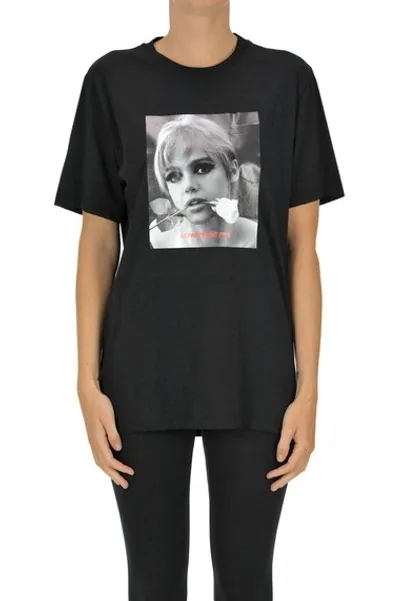 Department 5 Printed T-shirt In Black