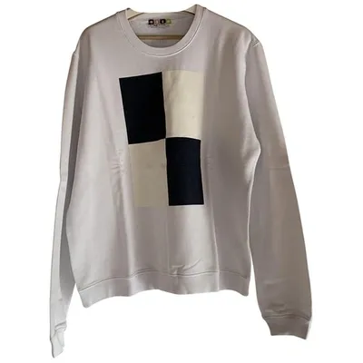 Pre-owned Msgm Sweatshirt In White