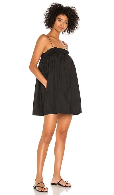 L'academie The Arcello Mini Dress In Black