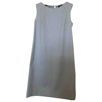 Pre-owned Hugo Boss Mid-length Dress In Blue