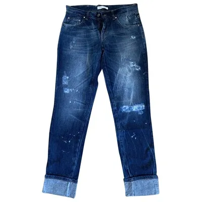 Pre-owned Pierre Balmain Straight Jeans In Blue